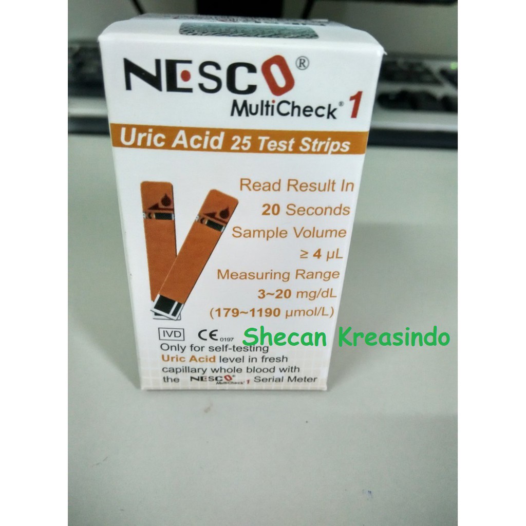 Strip Asam Urat Nesco / Stik uric acid nesco