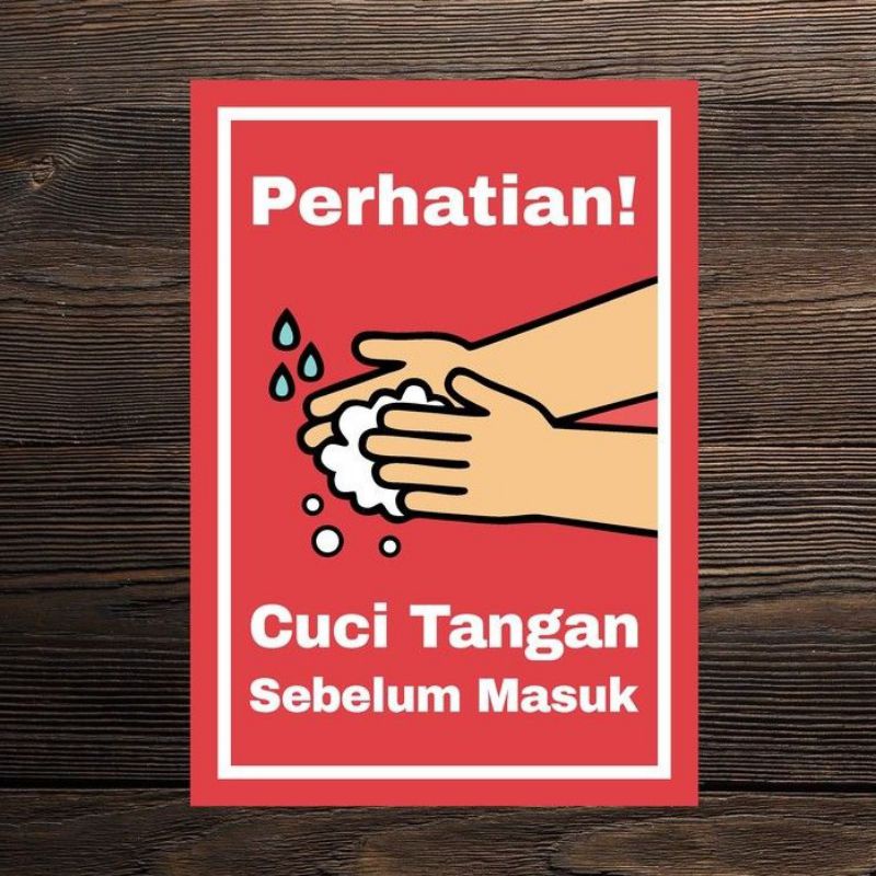 

custom sticker protokol kesehatan sticker prokes