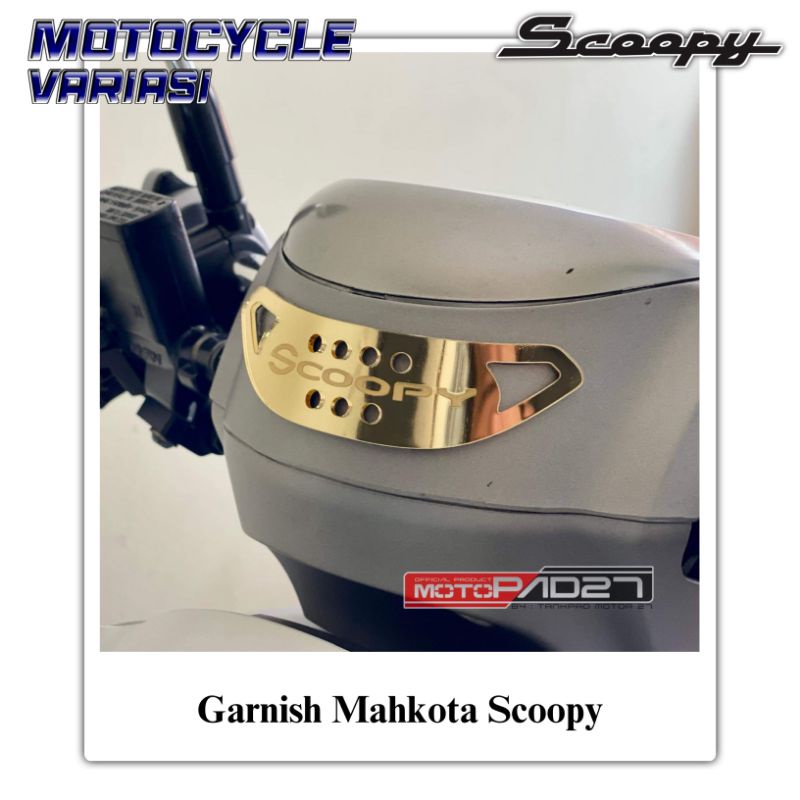 Garnish Batok Scoopy Garnis Scoopy 2022 Garnish Mahkota Scoopy