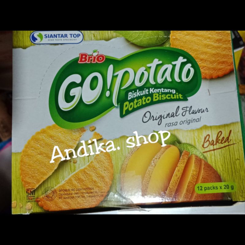 

go potato box biskuit kentang (12×25gr)