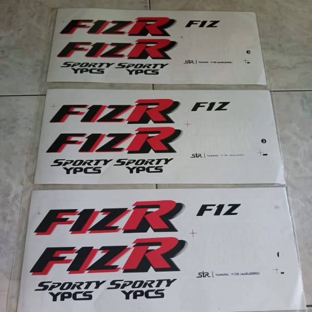 Striping Stiker Sticker Striker Lis Les List Lest Lish Lesh FIZR F1ZR FIZ R F1Z R Fiz R Marlboro