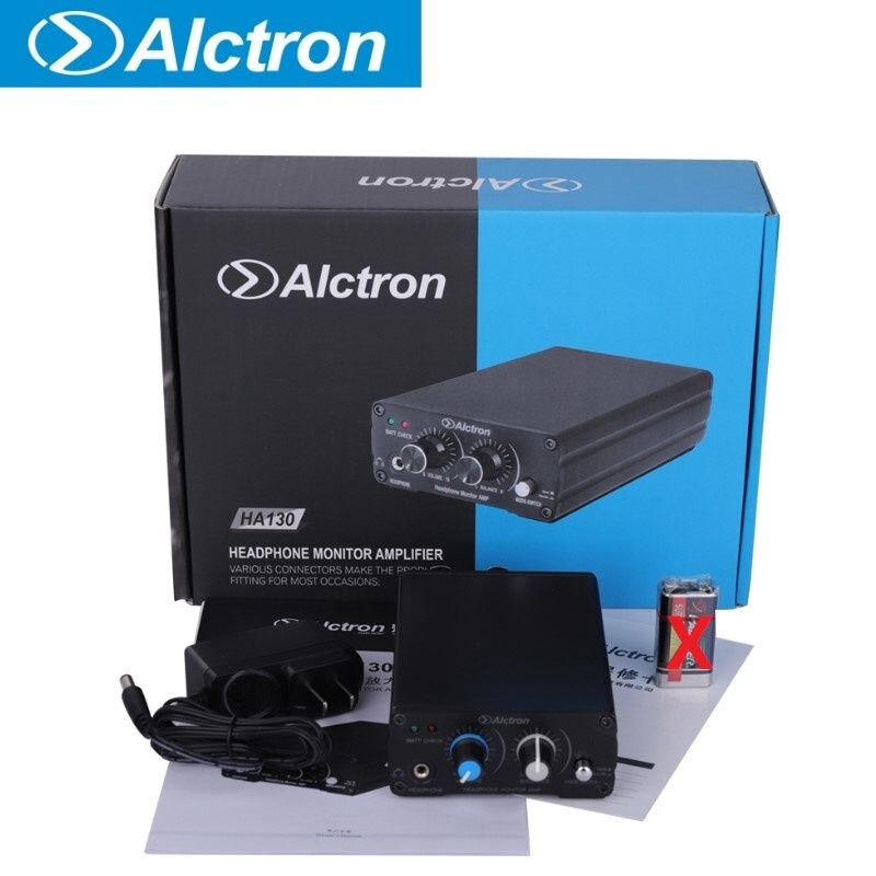 HEADPHONE AMPLIFIER ALCTRON HA130 2 CHANNEL XLR MONITORING
