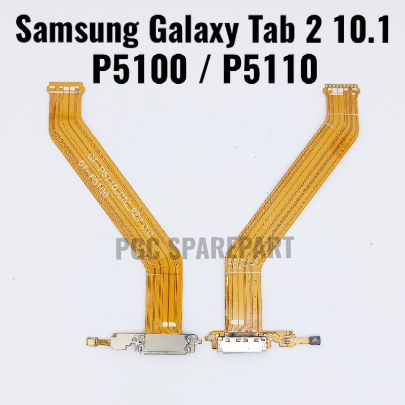 Original Flexible Konektor Cas Mic Samsung Galaxy Tab 2 10.1 Inch P5100 P5110 Flexibel Fleksibel