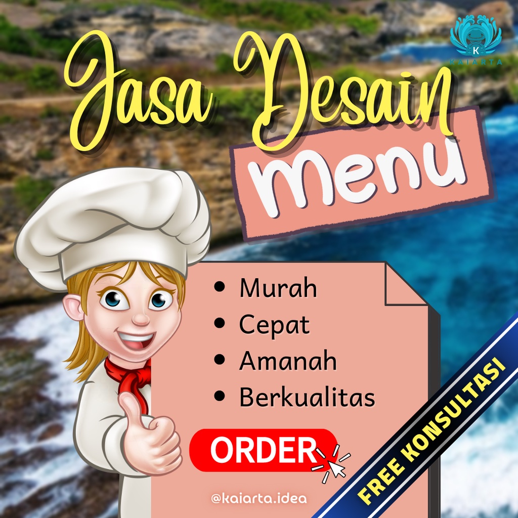 Jasa Desain Menu Custom Request | Design List Harga Makanan, Minuman, Kopi, Boba, Cafe | Design Buku