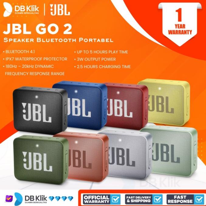 PROMO Speaker Portable JBL GO 2 Bluetooth 4.1 - Bluetooth Speaker JBL GO2