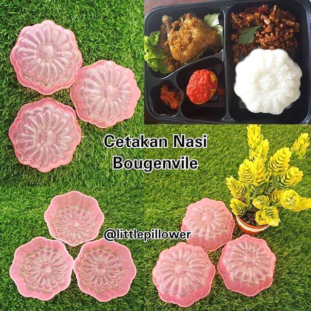 (BOUGEN) Cetakan nasi bunga bougenville/cetakan puding/cetakan agar/cetakan jelly/cetakan kue