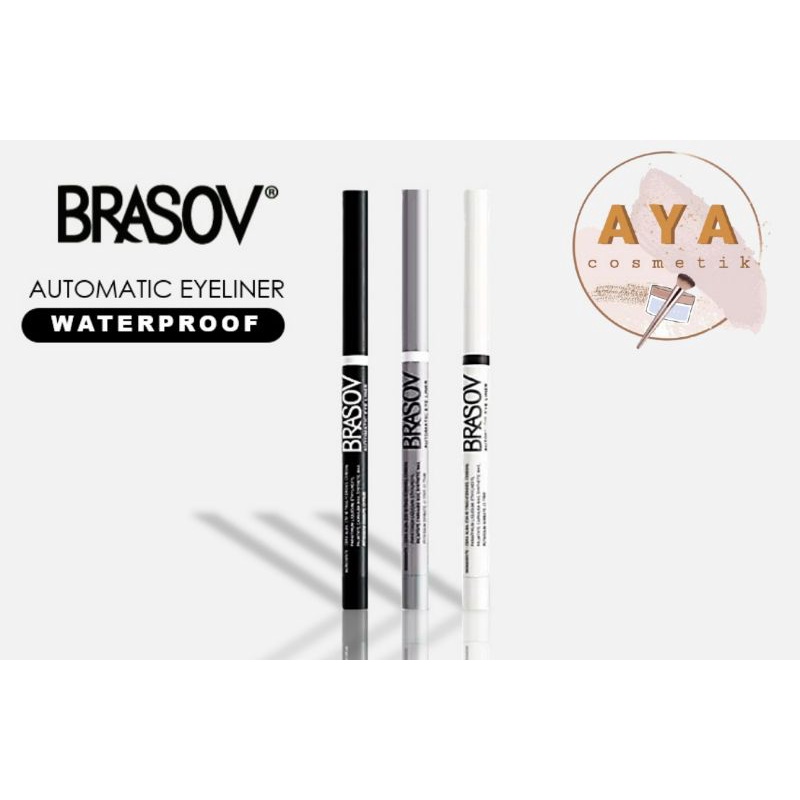 ❤Ayacosmetik❤ Brasov Automatic Waterproof Eye Liner / Eyelinet Putar Brassov