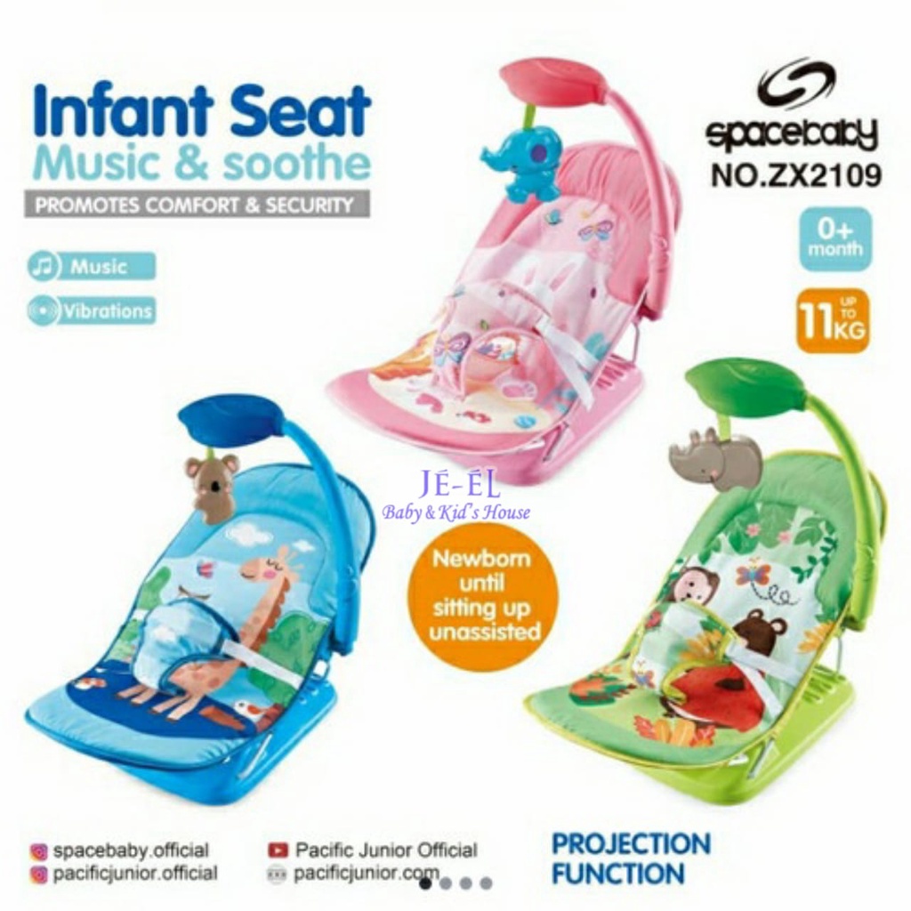 Space Baby Infant Seat - Infant Seat Music &amp; Soothe ZX2109