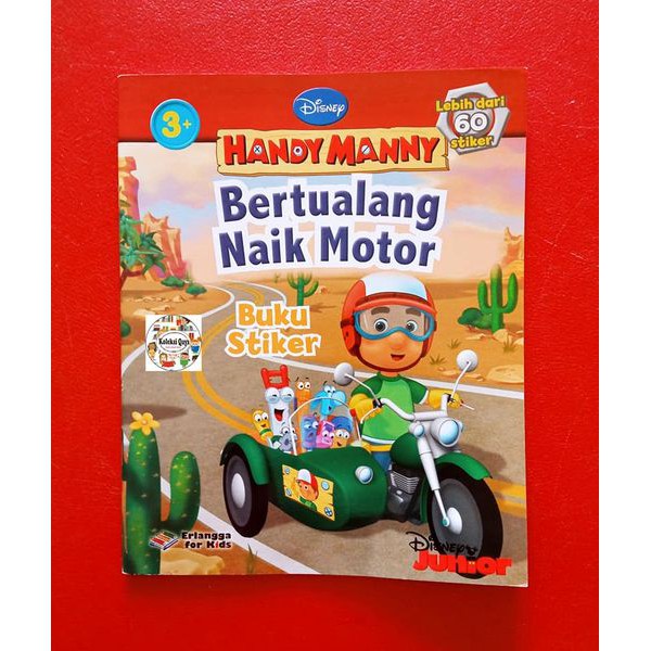 Buku Handy Manny : Bertualang Naik Motor + STIKER