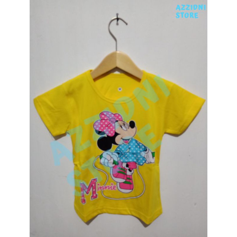 Kaos Anak Perempuan Minnie Mouse
