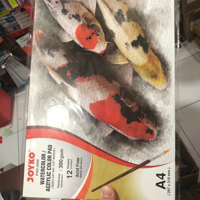 

SLM7 Joyko water color acrilic pad a4 12 lembar