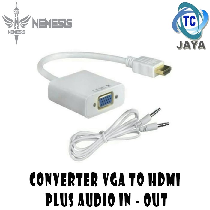 Converter VGA TO HDTV PLUS AUDIO IN - OUT NYK