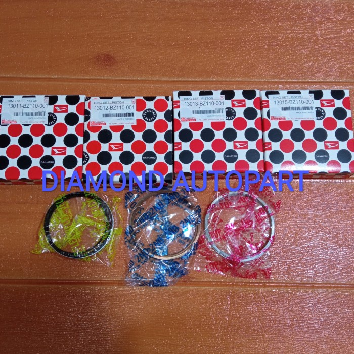 DIAMOND RING PISTON RING SEHER SET GRANDMAX 1.5CC AVANZA 1.5CC
