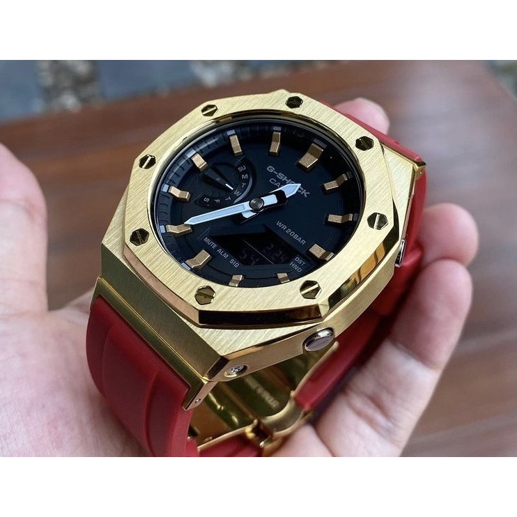 Jam Tangan Gshock GA 2100 Original Custom Oak