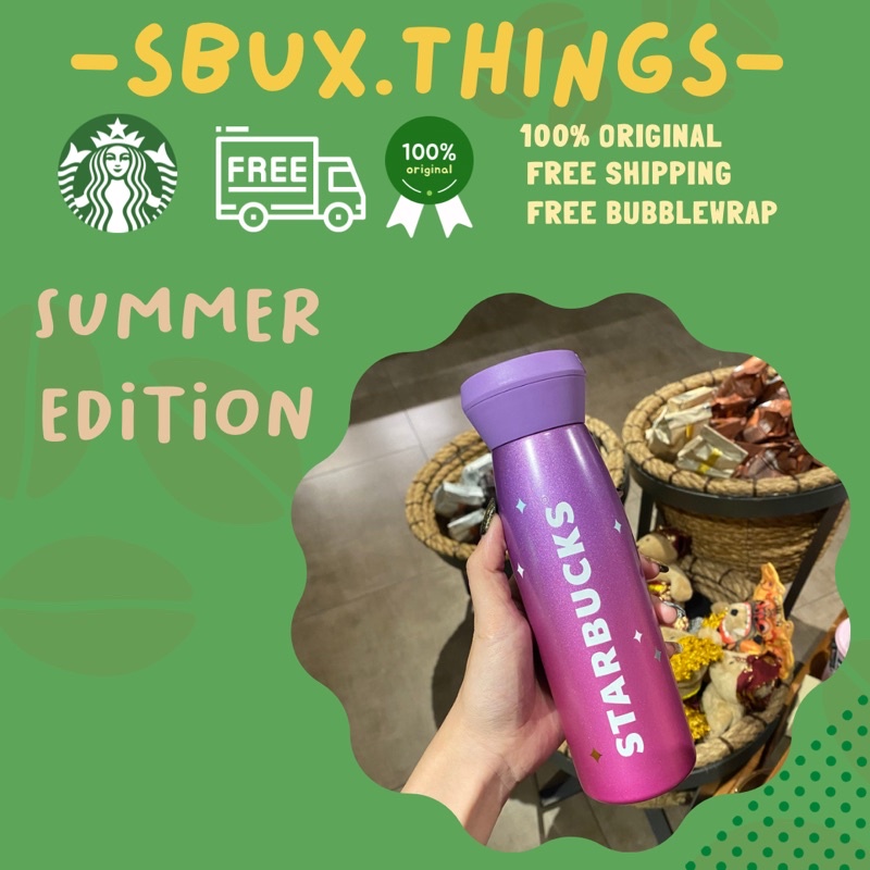 Tumbler starbucks summer 2022 galaxy ombre stainless 16ss stainless