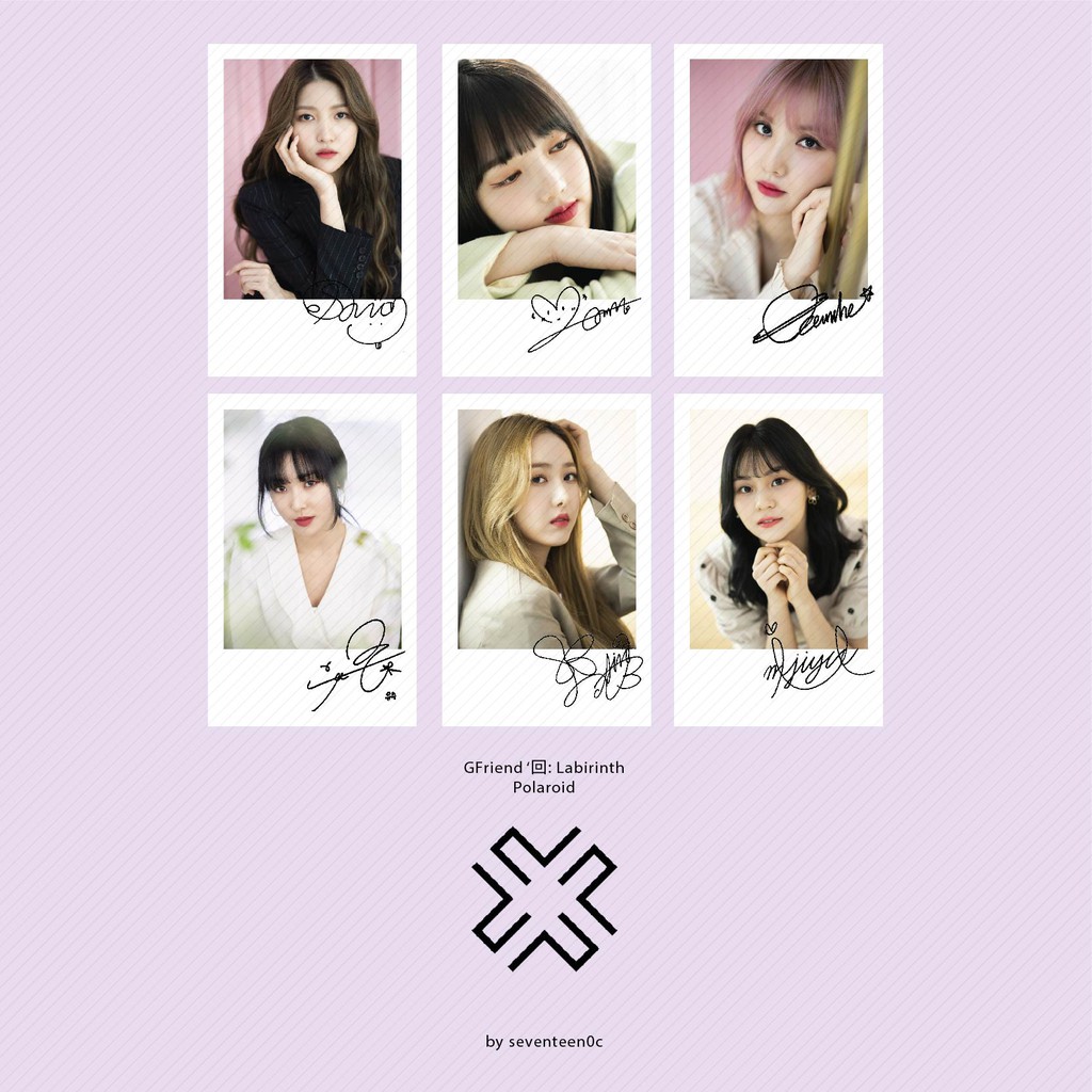 [READY STOCK] KPop GFRIEND 'LABIRINTH' Polaroid SET