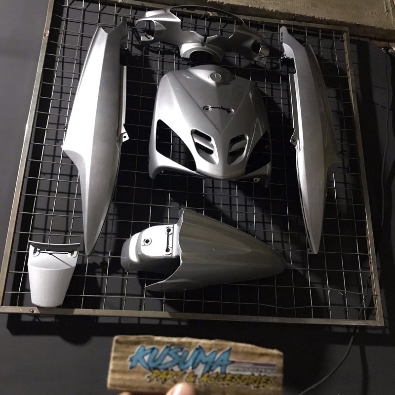 Body alus fullset mio Sporty Silver original Yamaha
