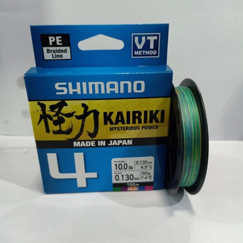 Senar PE SHIMANO KAIRIKI X4 150M 10LBS