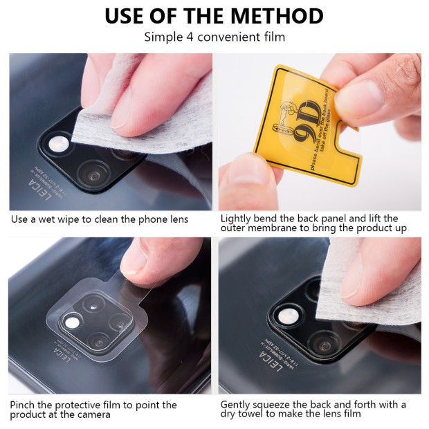 Film pelindung lensa belakang Samsung Galaxy S10 P S8 S9 Plus Note 8 9 10 20 Tempered Glass Rear Camera Lens Protector Film