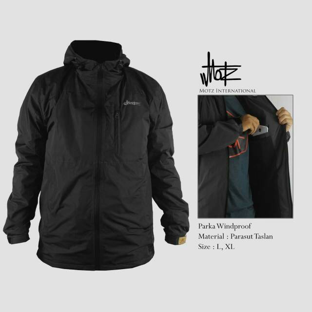 Jaket parka windproof