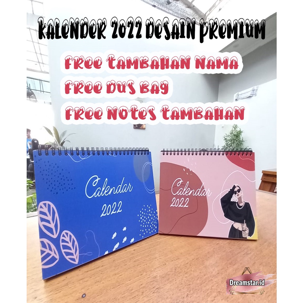 Jual Kalender Meja 2022 / Kalender Duduk / Kalender Gantung Desain ...