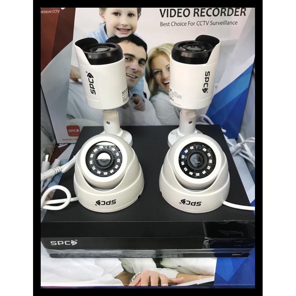 Best Seller Paket Cctv Spc 4 Channel 1080P 2Megapixel Berkualitas