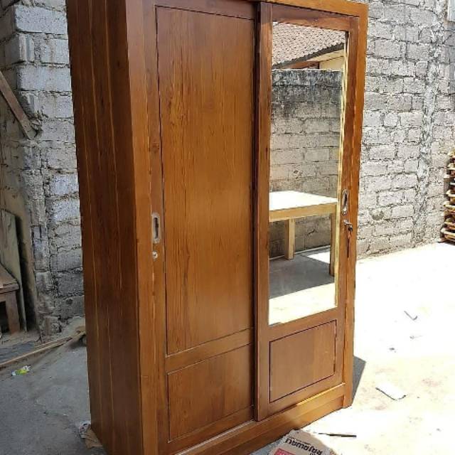 PROMO LEMARI PINTU 2 SLIDING KACA MINIMALIS Shopee Indonesia PROMO LEMARI PINTU 2 SLIDING KACA MINIMALIS Shopee Indonesia