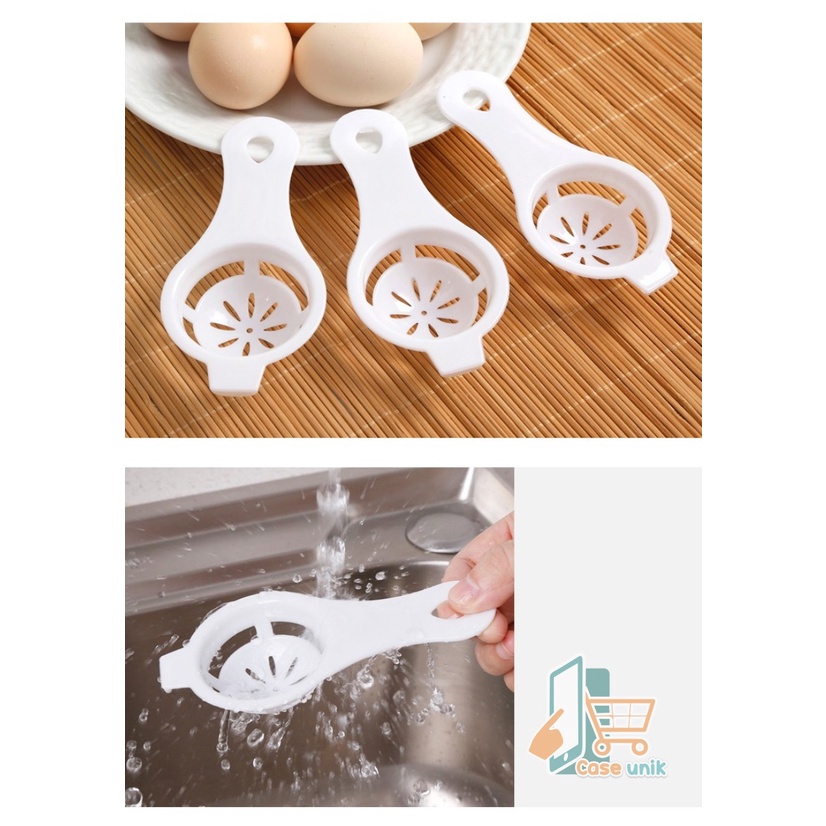 RT28 ALAT SARINGAN SENDOK PEMISAH KUNING DAN PUTIH TELUR SEDERHANA EGG SEPARATOR CS3547