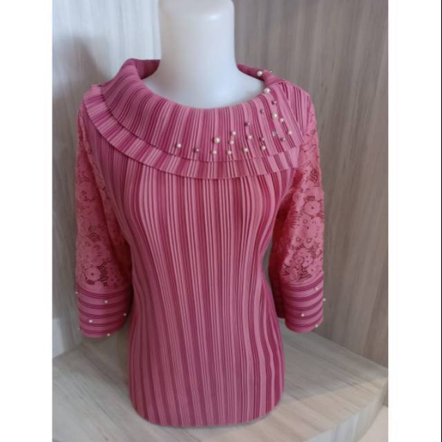 Blouse plisket premium bangkok