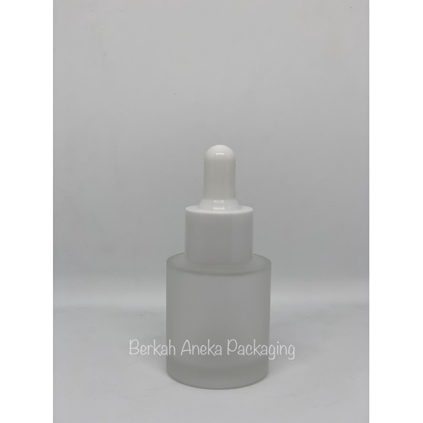 BOTOL SERUM / BOTOL KACA / BOTOL FROSTED 20 ML