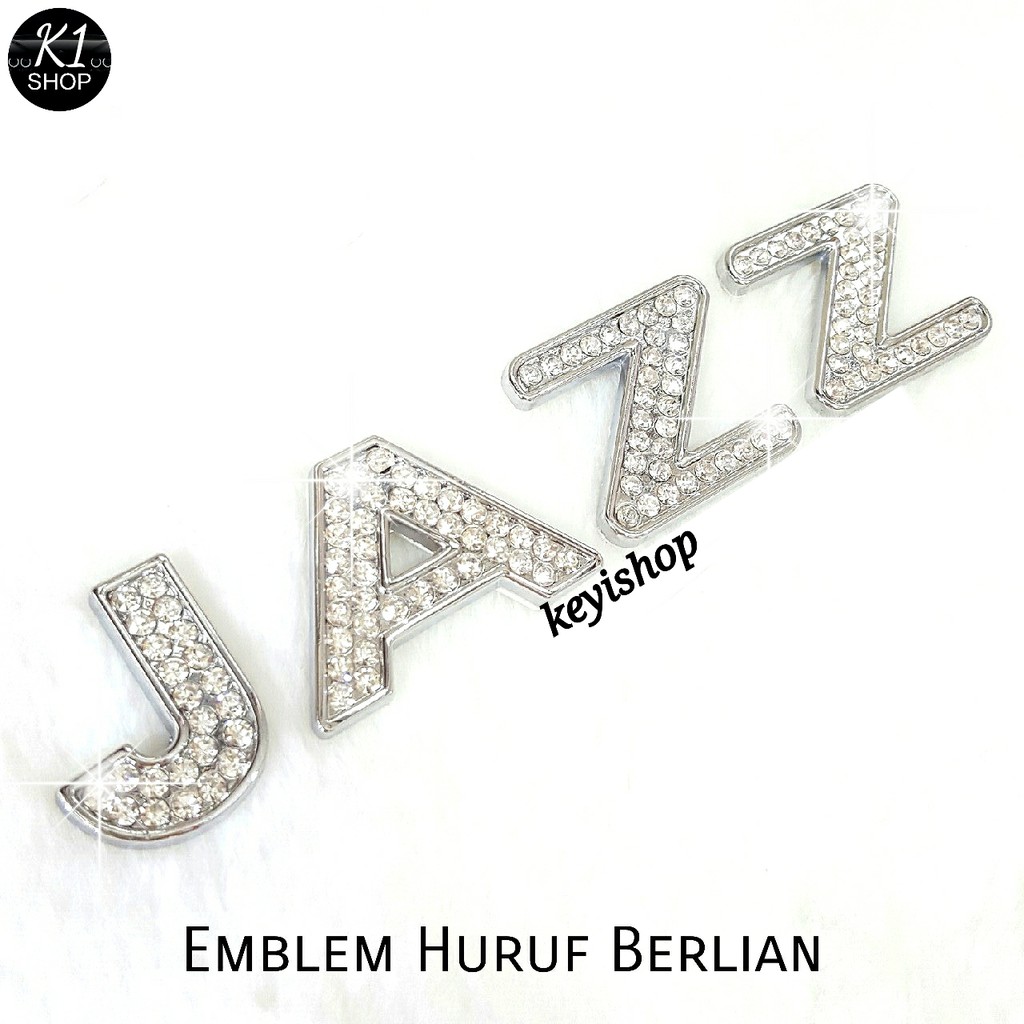 Emblem Huruf Mobil Berlian