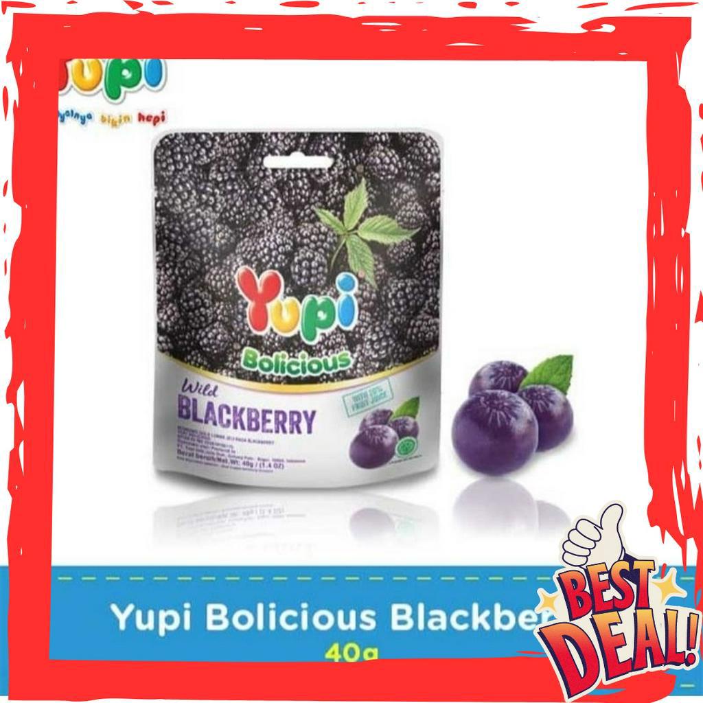 

TERBAIK Yupi Gummy Candies Bolicious Blackberry 4g