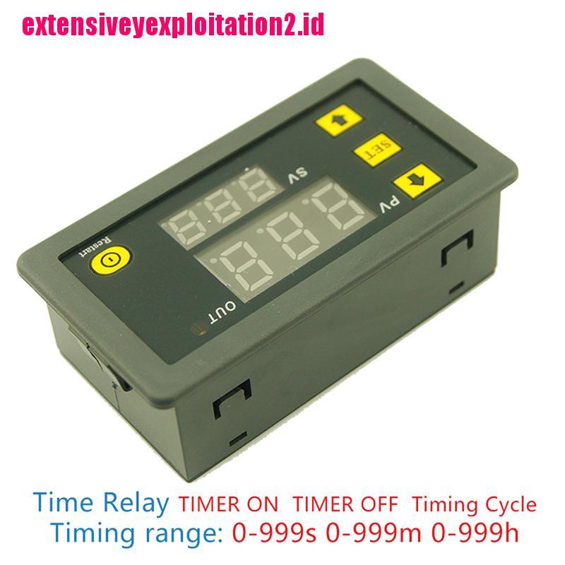 Modul Relay Timer Digital Delay DC 12v 20A 0-999h Untuk Sepeda