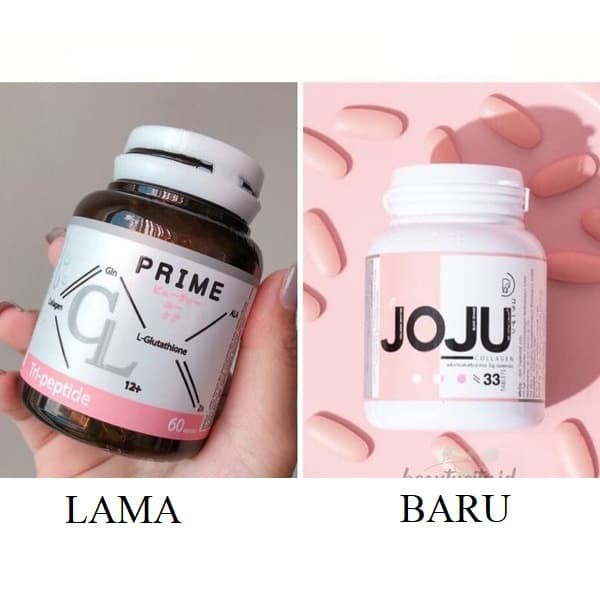 Prime CL Joju Collagen Rose Prima Colagen Kollagen Kolagen Kulit Putih