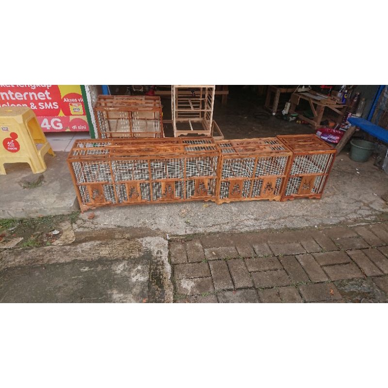 dongdang merpati jati ukir 6 pintu jumbo no 1