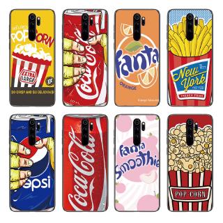 Jual Soft Case TPU Cover Belakang Motif Cola Fries untuk Xiaomi Redmi