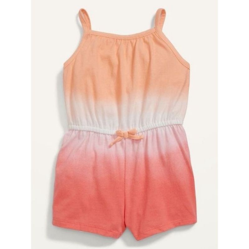 (Nb-12m) ROMPER OLD NAVY ANAK BAYI PEREMPUAN ORIGINAL BRANDED-TieDye Orange