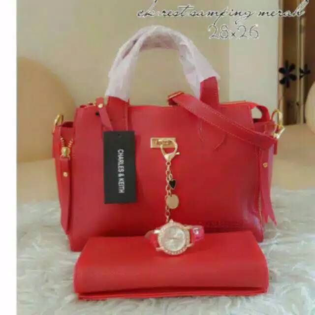 Tas paket 3in1 tas selempang model import fashion korea