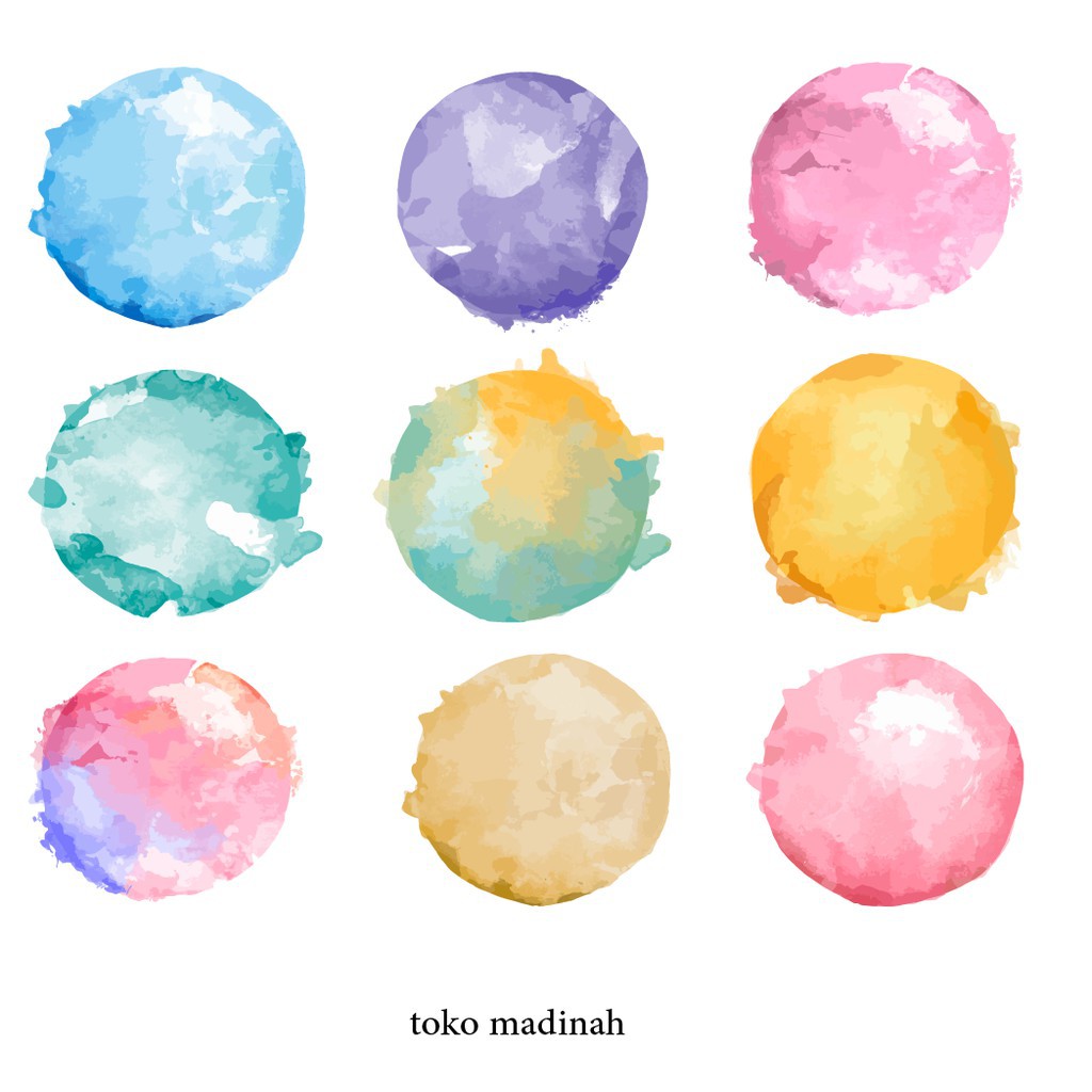 

Label stiker bulat motif #5