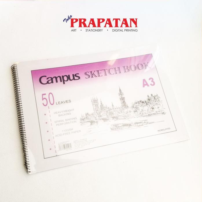 

KOKUYO SKETCHBOOK A3 50 LEMBAR 100 GSM / BUKU GAMBAR / BUKU SKETSA
