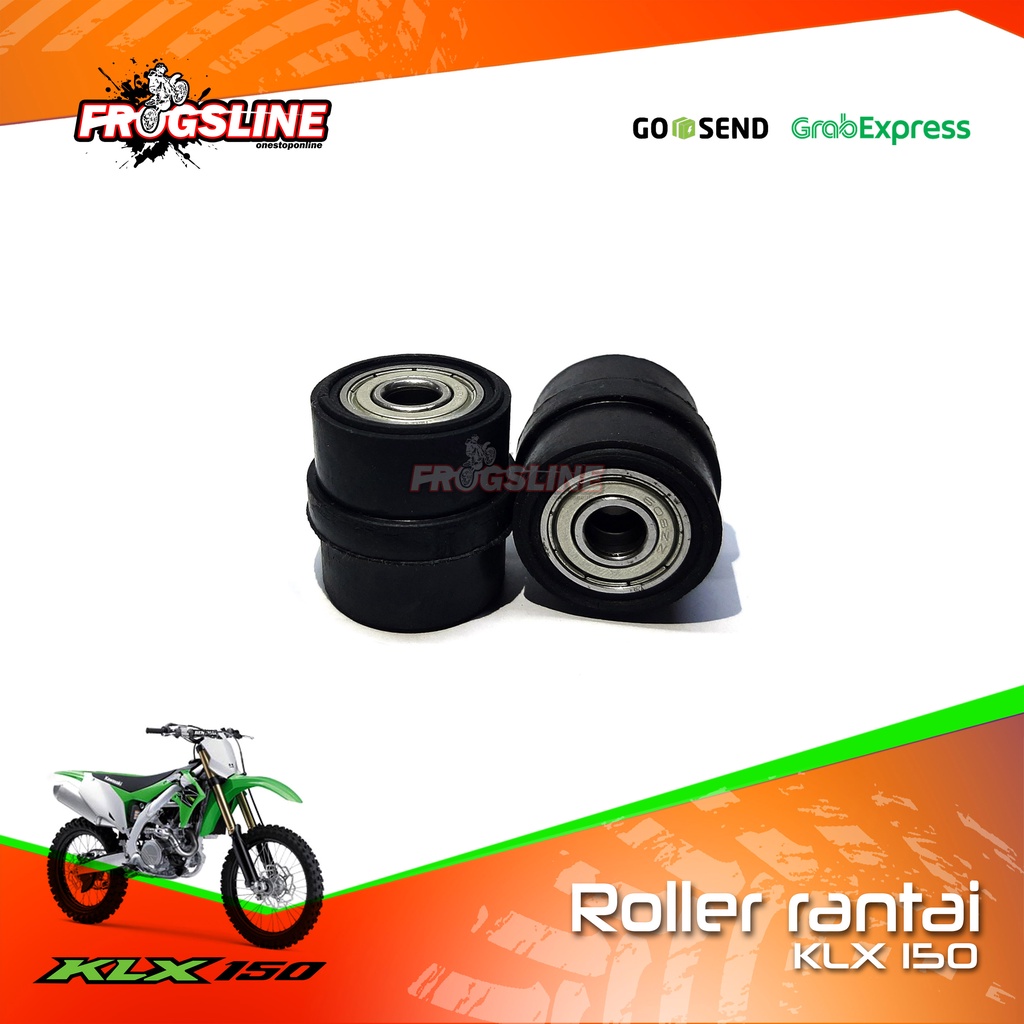 Roller rantai KLX 150 Dengan karet, Roller rantai depan KLX 150