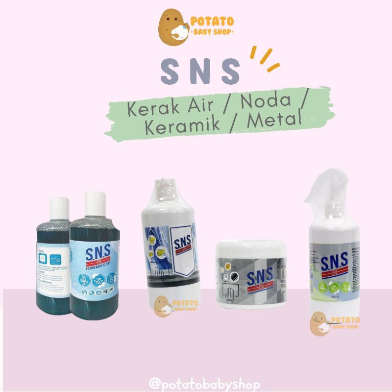 Sns Pembersih kerak - Metal Polish - Keramik porselen - Pembersih noda - Oven grill panci