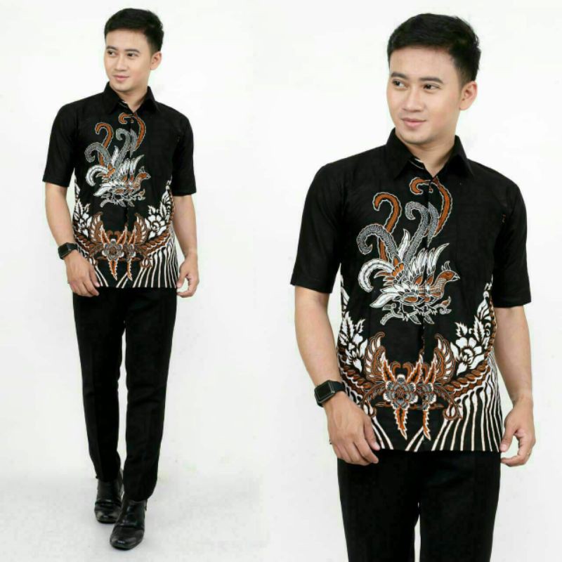 NEW ARRIVAL DISTRO BATIK PRIA BORDIR SOGAN HRB026 BATIKAF NOTOARTO BATIK IPNU-IPPNU HEM PRIA-Hem ayam