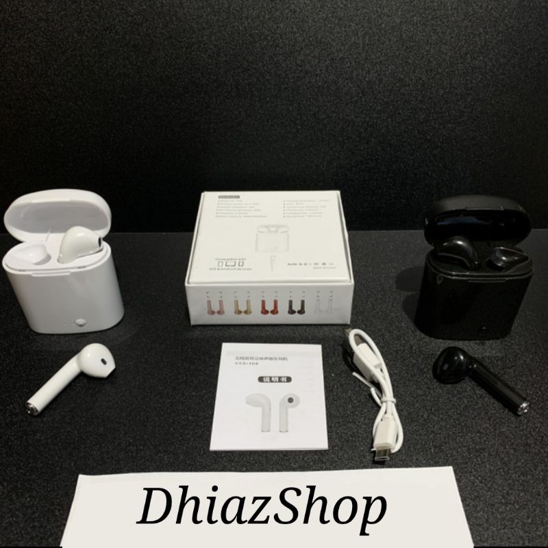 Headset Bluetooth TWS i7s i12 M10 Powerbank