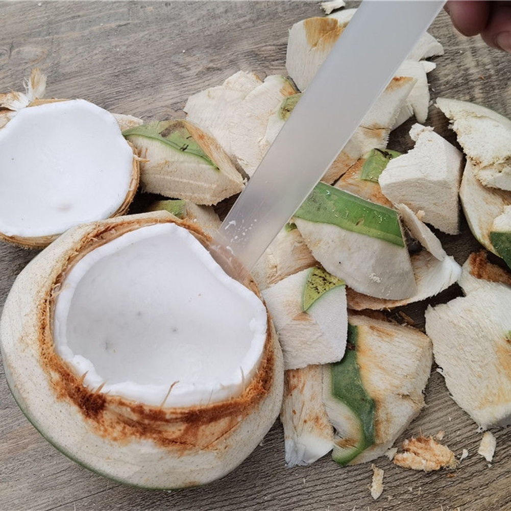 Pisau Pemotong Buah Kelapa Bahan Plastik Warna Hijau