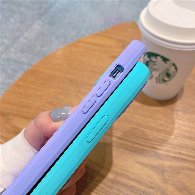 3 In 1 Soft Case Silikon Bumper Shockproof Warna Permen Cover Iphone 13 12 11 Pro Max X Xs Max