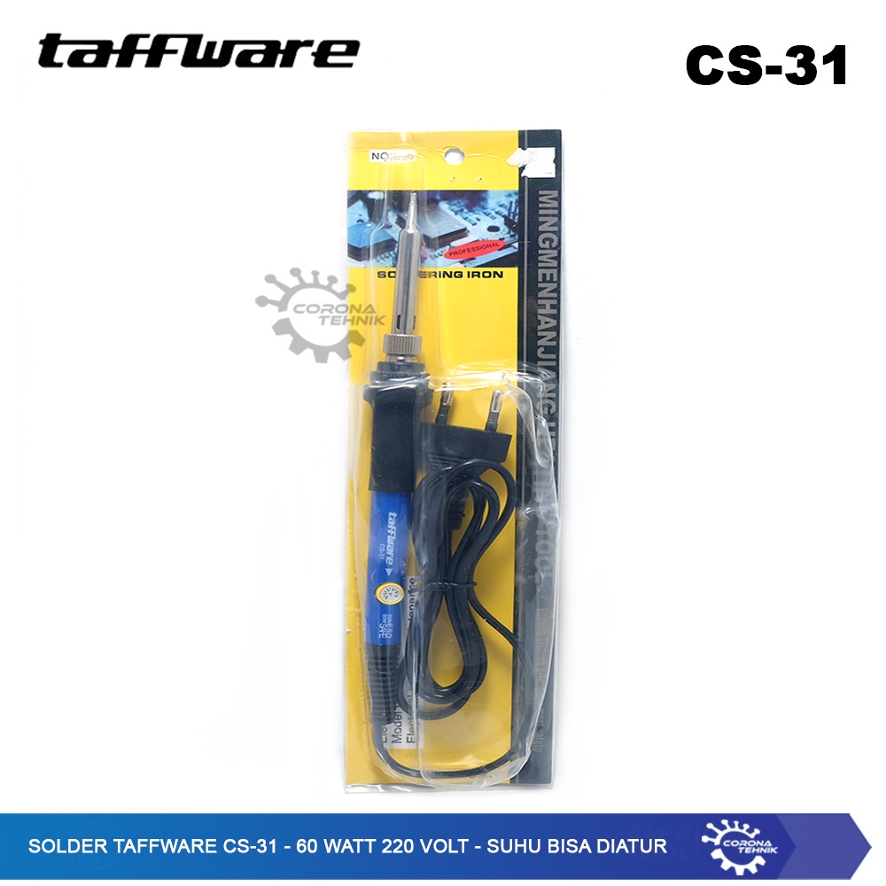 Solder Taffware CS-31 - 60 Watt 220 Volt - Suhu Bisa Diatur