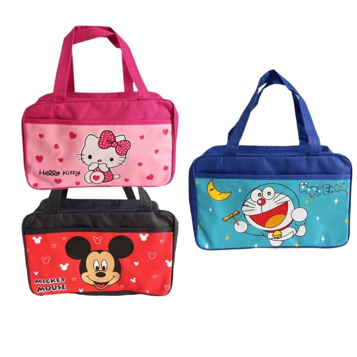 TAS TENTENG DORAEMON/TAS TENTENG HELLOKITTY/TAS TENTENG MICKEY MOUSE/TAS KARAKTER/TAS BEKAL/TAS DORA