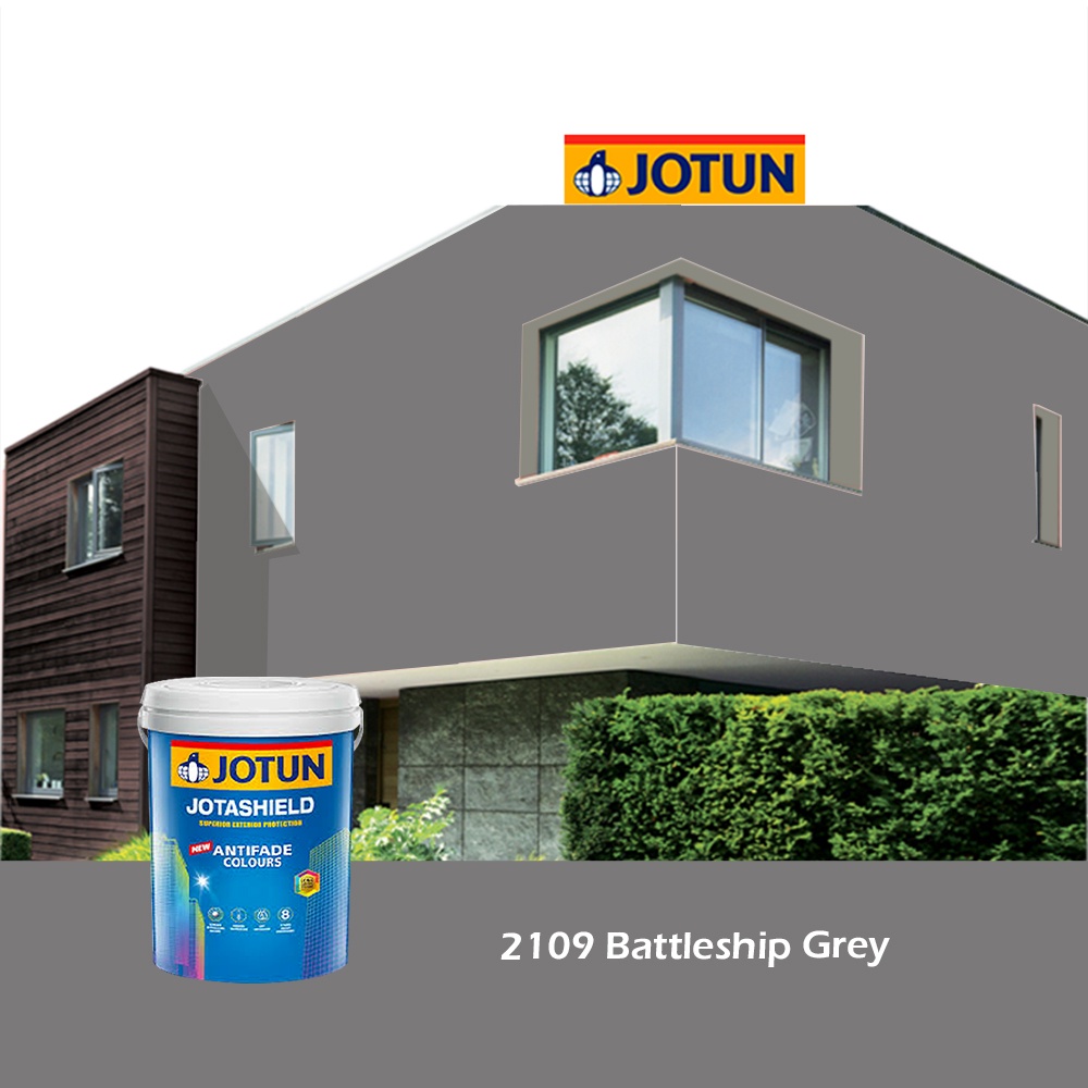 CAT TEMBOK EKSTERIOR JOTUN - BATTLESHIP GREY/2109