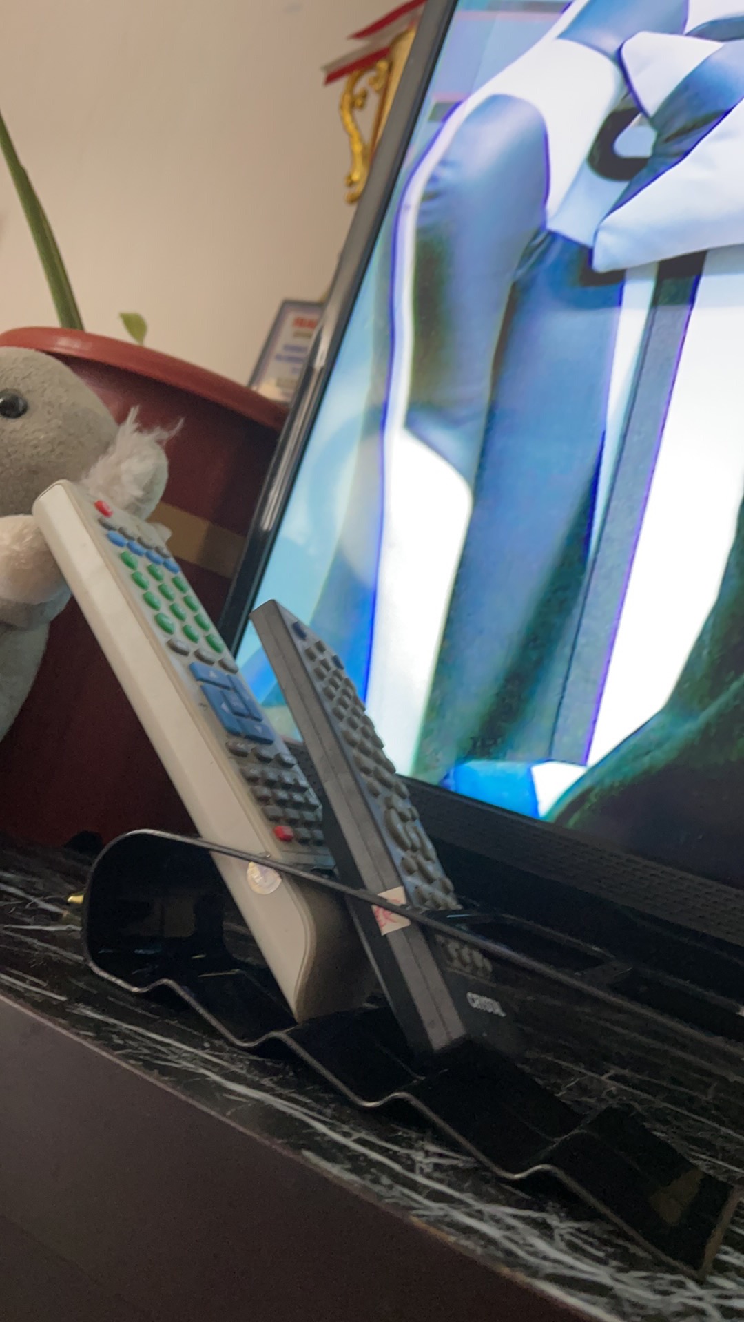 Remote Control Stand Holder Rack Rak Tempat Penyimpan Remote Tv Ac Dvd